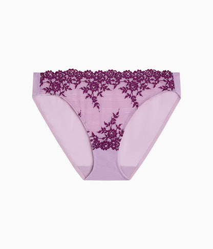 Embrace Lace® Bikini - Lavender Sage/Dark Purple | Wacoal Great Value