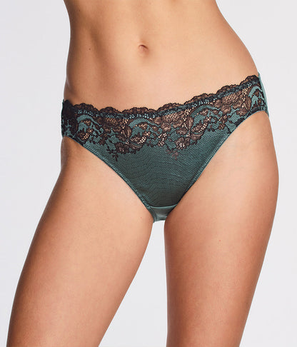 Modern Affair Bikini - Silver Pine/Black | Wacoal Quality