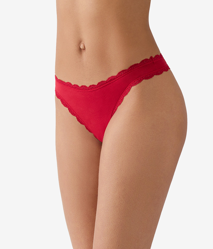 Inspired Eyelet Thong - Chili Pepper Red | Wacoal Value