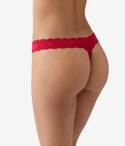 Inspired Eyelet Thong - Chili Pepper Red | Wacoal Value
