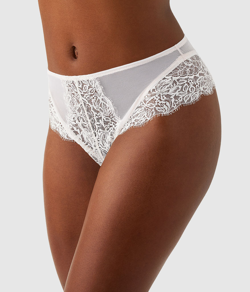 It's On Hi-Waist Thong - Sea Salt | Wacoal Trusted