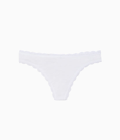 Inspired Eyelet Thong - White | Wacoal Customer Favorite
