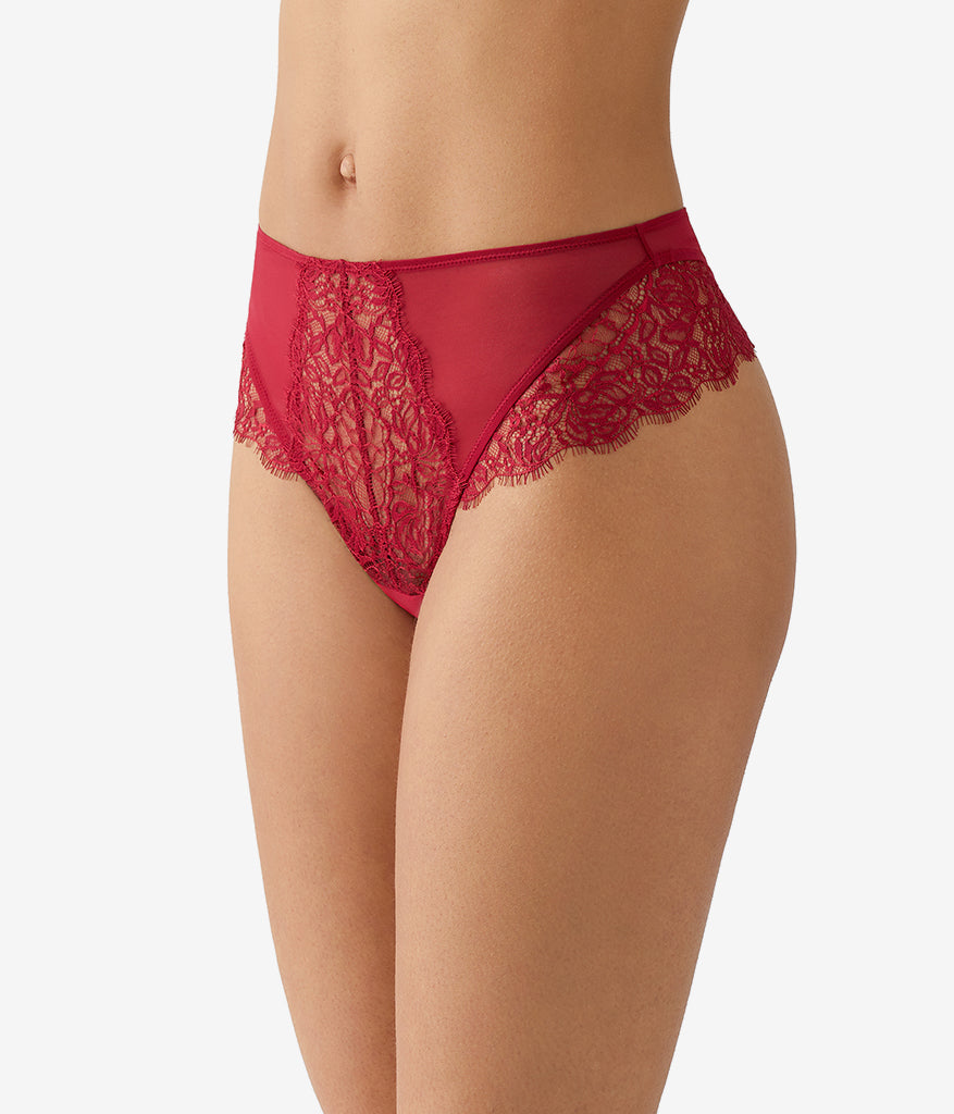 It's On Hi-Waist Thong - Biking Red | Wacoal Great Value