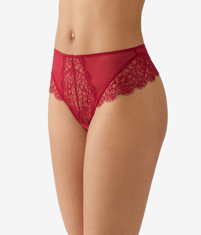It's On Hi-Waist Thong - Biking Red | Wacoal Great Value