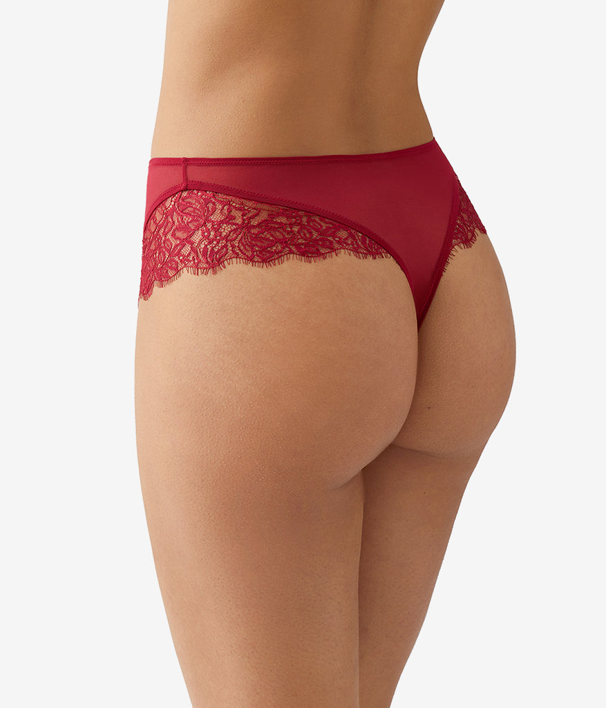 It's On Hi-Waist Thong - Biking Red | Wacoal Great Value