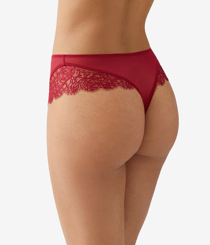 It's On Hi-Waist Thong - Biking Red | Wacoal Great Value