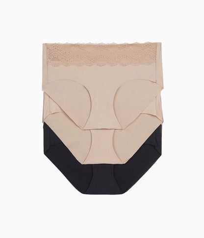 b.bare Hipster Panty Pack - Au Natural/Au Natural/Night | Wacoal Value