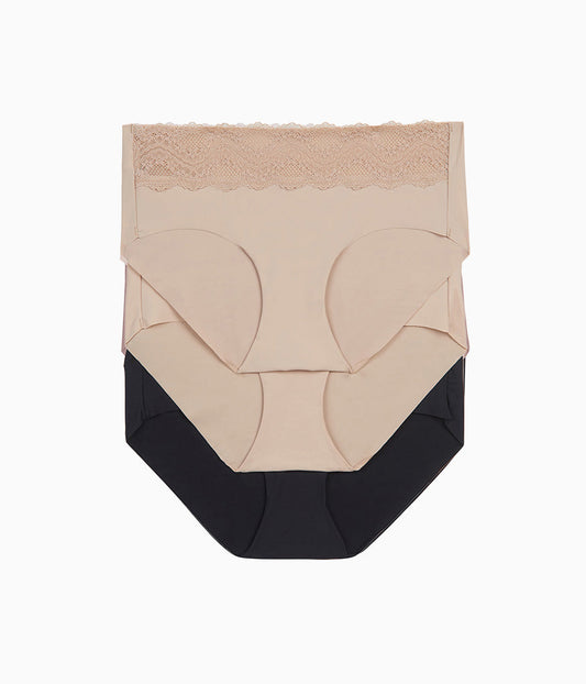 b.bare Hipster Panty Pack - Au Natural/Au Natural/Night | Wacoal Value