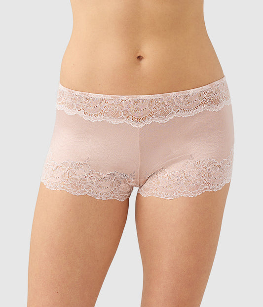Modern Affair Boyshort - Rose Dust/Angel Wing | Wacoal Smart Buy