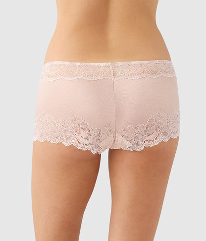 Modern Affair Boyshort - Rose Dust/Angel Wing | Wacoal Smart Buy
