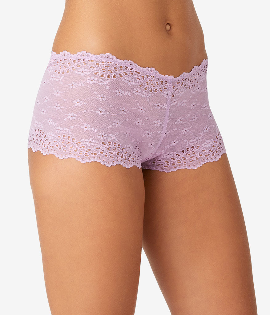 Inspired Eyelet Boyshort - Lavender Herb | Wacoal Great Value