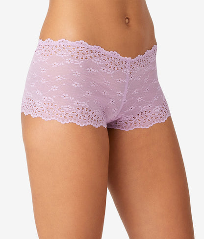 Inspired Eyelet Boyshort - Lavender Herb | Wacoal Great Value