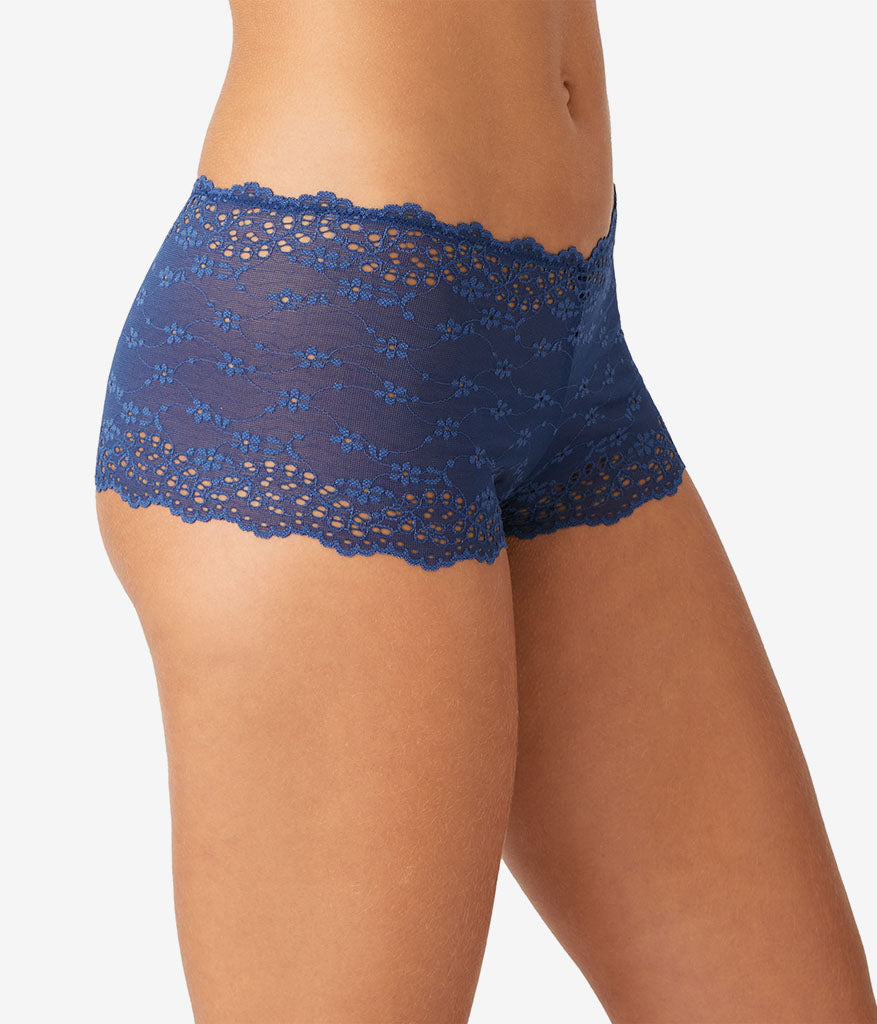 Inspired Eyelet Boyshort - Oceana | Wacoal Quality