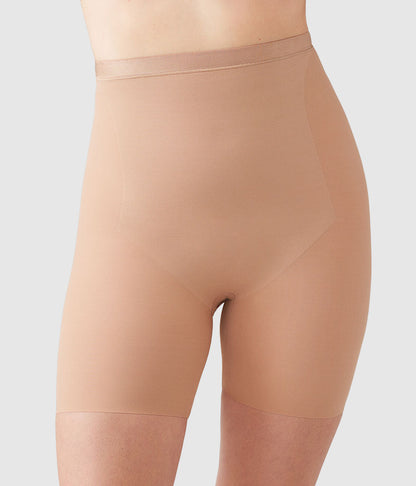 Shape Revelation® Straight Hi-Waist Thigh Shaper - Praline | Wacoal Top Pick
