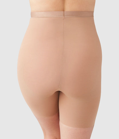 Shape Revelation® Straight Hi-Waist Thigh Shaper - Praline | Wacoal Top Pick