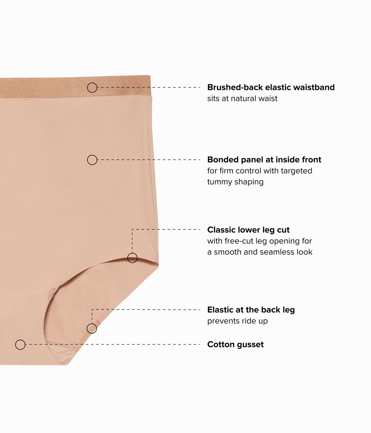 Shape Revelation® Straight Shaping Brief - Praline | Wacoal Smart Buy