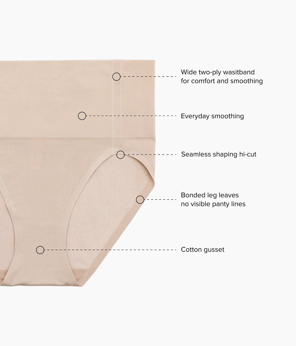 Smooth Series™ Shaping Hi-Cut - Roebuck | Wacoal Quality