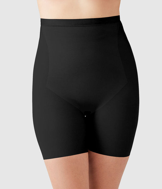 Shape Revelation® Straight Hi-Waist Thigh Shaper - Black | Wacoal Great Value