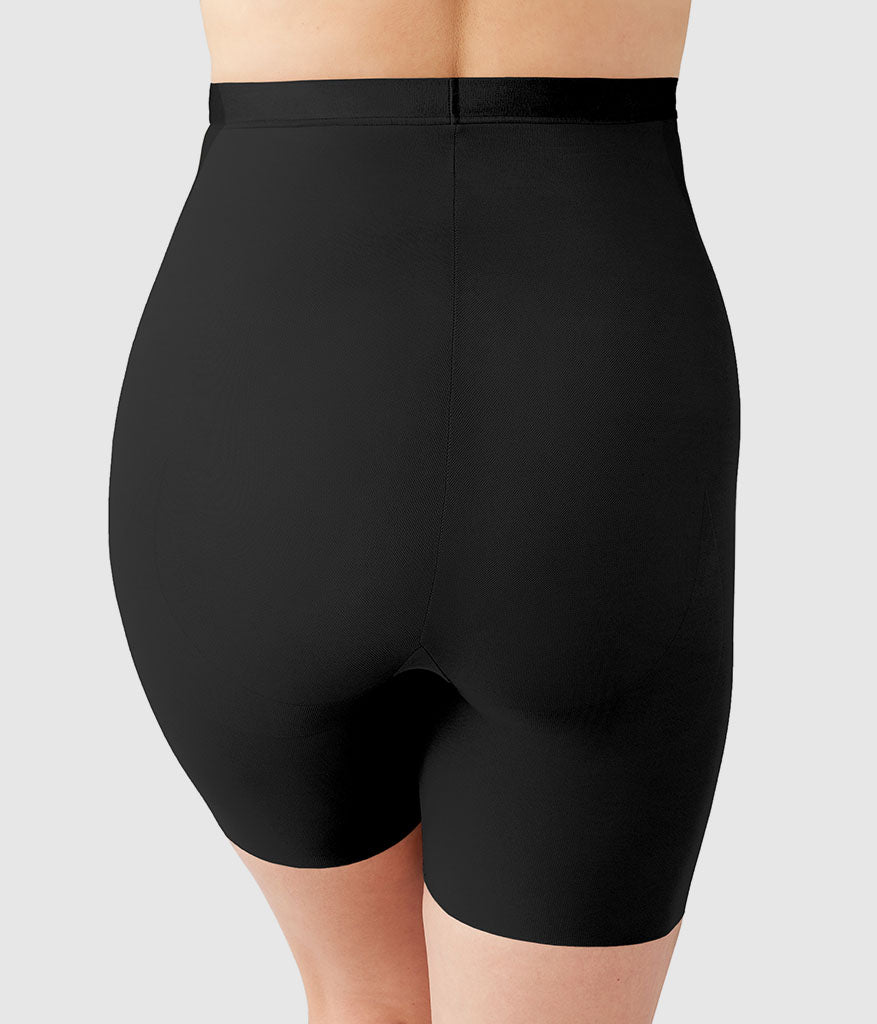 Shape Revelation® Straight Hi-Waist Thigh Shaper - Black | Wacoal Great Value