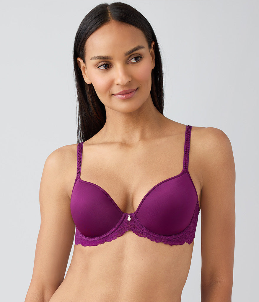 Vivid Attraction T-Shirt Bra - Dark Purple | Wacoal Latest