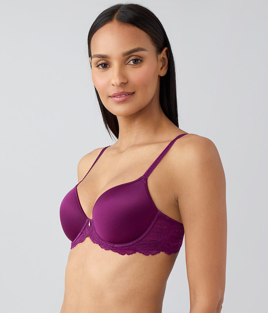 Vivid Attraction T-Shirt Bra - Dark Purple | Wacoal Latest