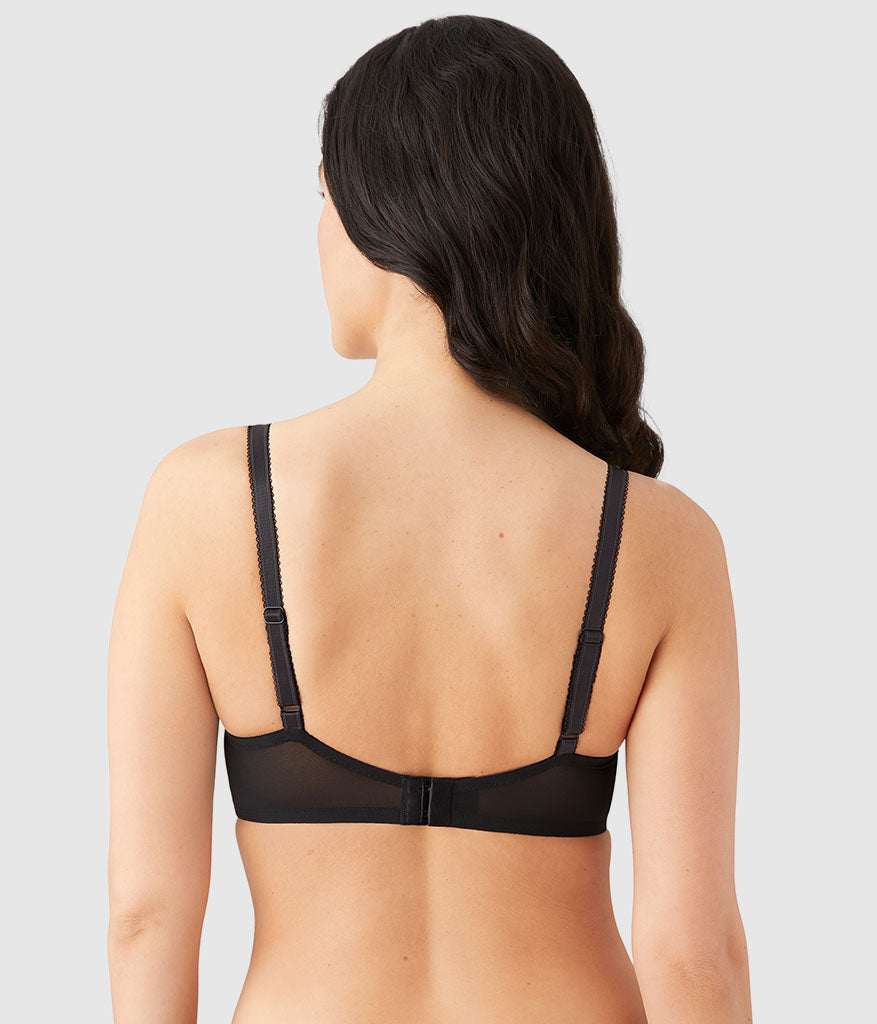 Side Note Underwire Bra - Black | Wacoal Trusted