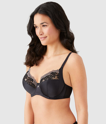 Side Note Underwire Bra - Black | Wacoal Trusted