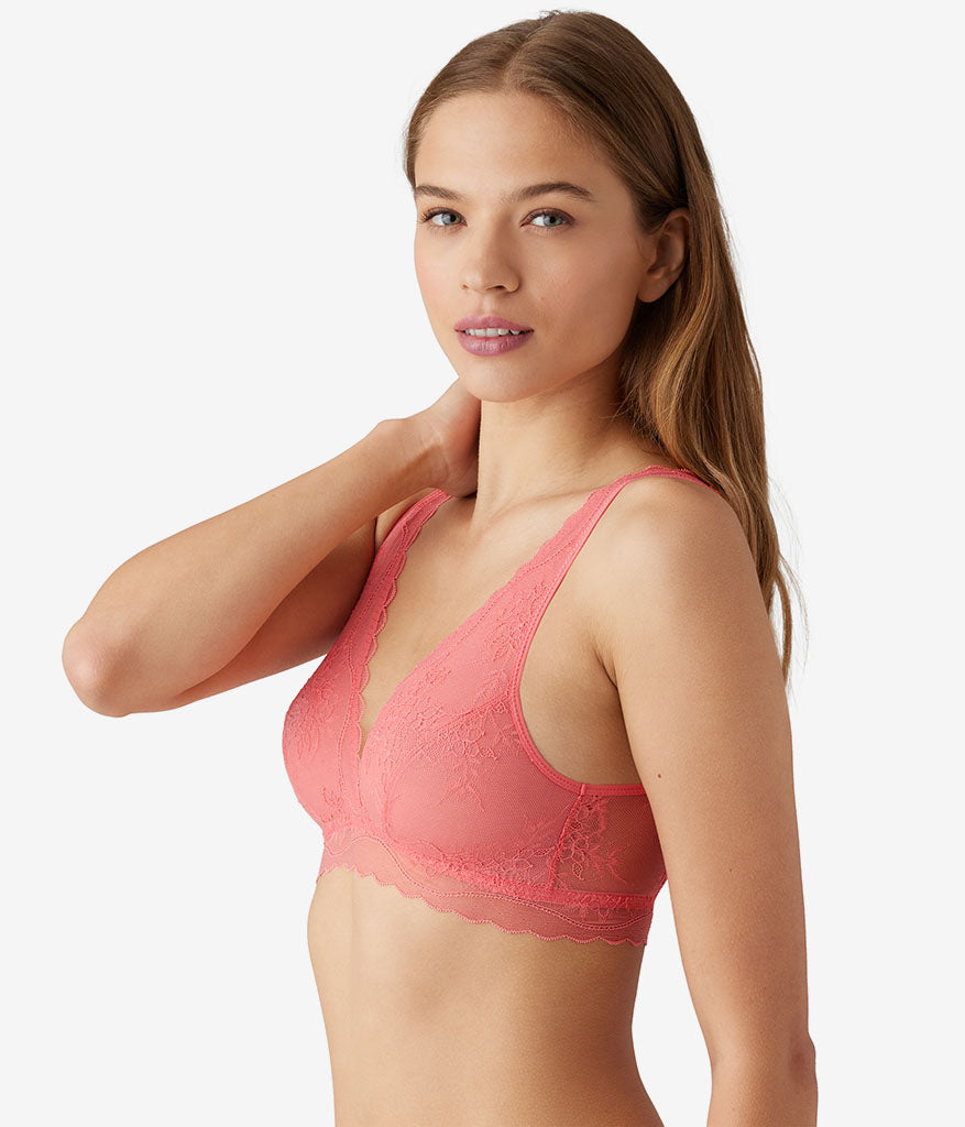 No Strings Attached Bralette - Tea Rose | Wacoal Smart Buy