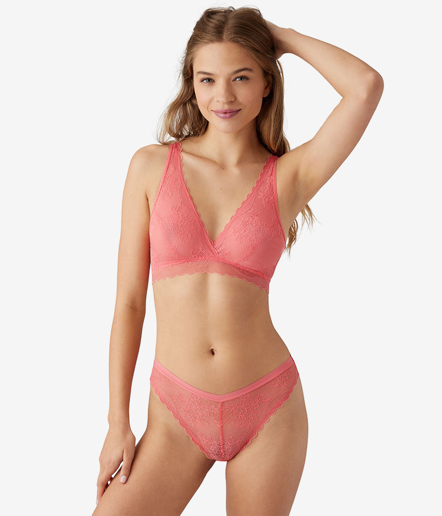 No Strings Attached Bralette - Tea Rose | Wacoal Smart Buy