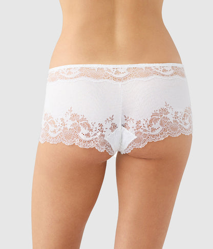 Modern Affair Boyshort - White | Wacoal Quality
