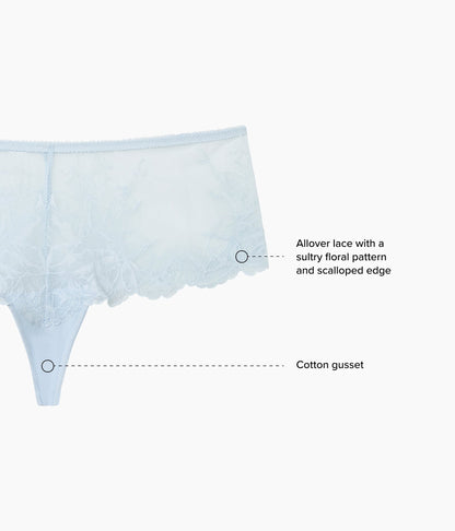 Vivid Attraction Tanga - Soft Sky | Wacoal Trusted
