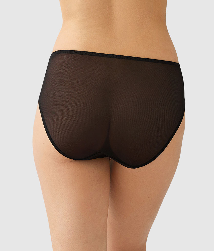 Embrace Lace® Hi-Cut - Black/Night Sky | Wacoal Latest