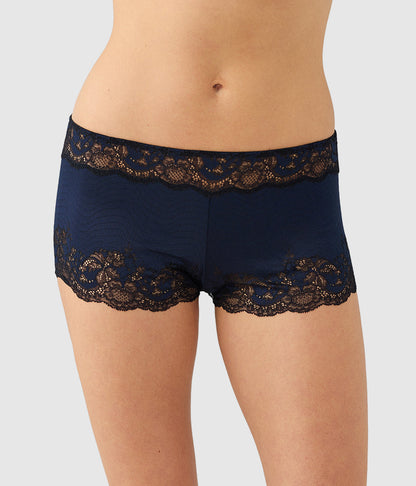 Modern Affair Boyshort - Night Sky/Black | Wacoal Quality