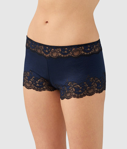 Modern Affair Boyshort - Night Sky/Black | Wacoal Quality