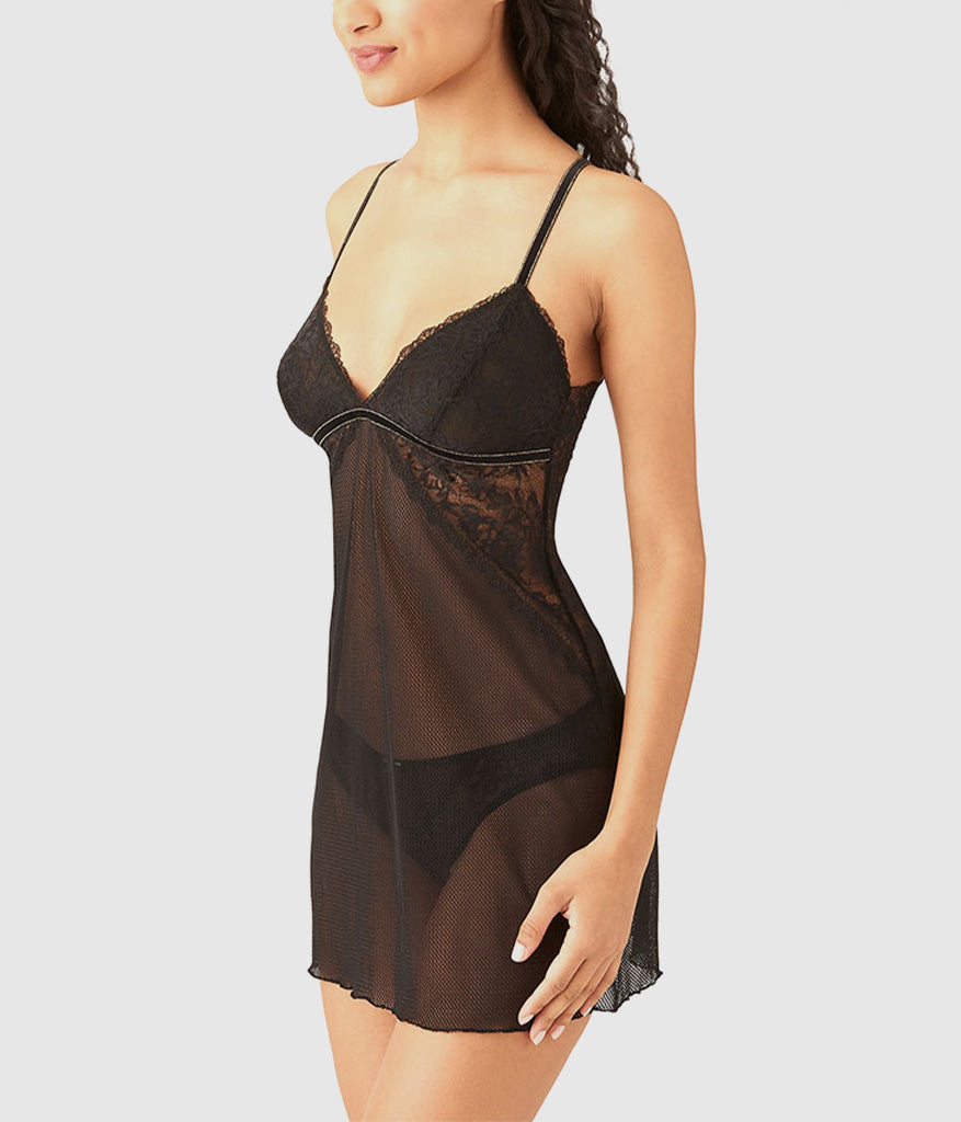Lace Encounter Chemise - Night | Wacoal Customer Favorite