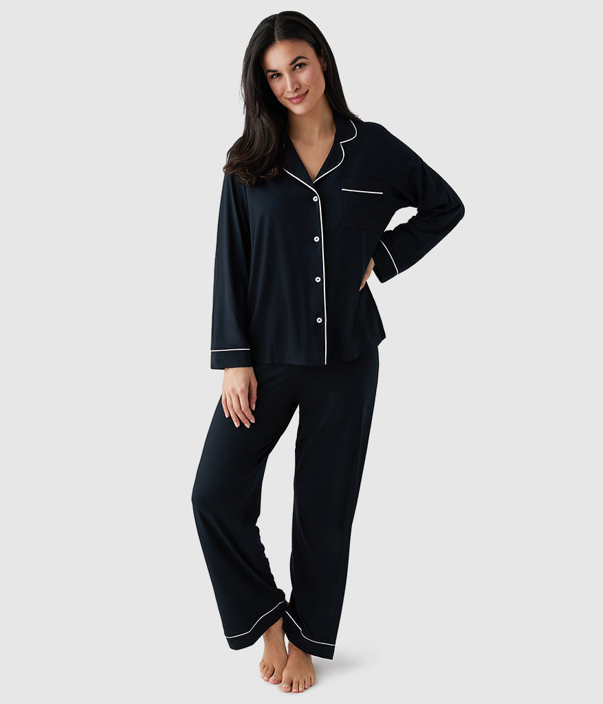 Lease to Lounge Pajama Set - Black | Wacoal Smart Buy