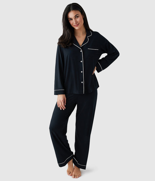 Lease to Lounge Pajama Set - Black | Wacoal Smart Buy
