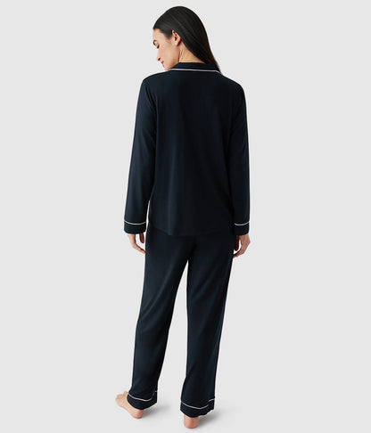 Lease to Lounge Pajama Set - Black | Wacoal Smart Buy