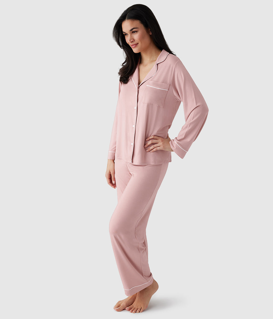 Lease to Lounge Pajama Set - Blush Pink | Wacoal Great Value