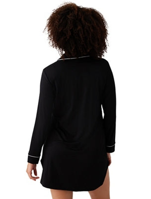 Lease to Lounge Sleepshirt - Black | Wacoal Latest
