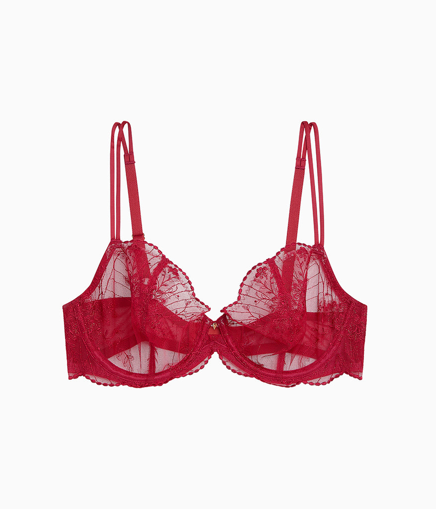Midnight Soiree Underwire Bra - Regina Red | Wacoal Customer Favorite