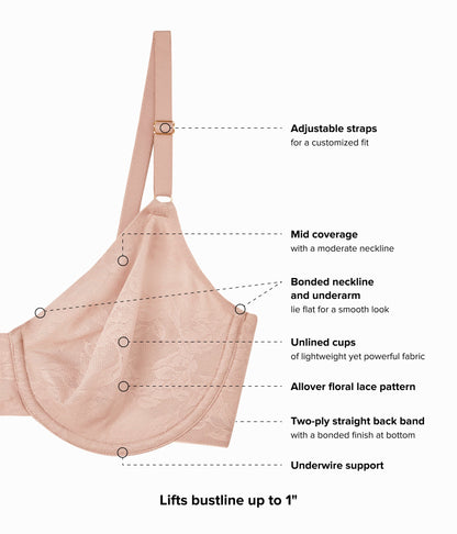 High Profile™ Underwire Bra - Roebuck | Wacoal Value