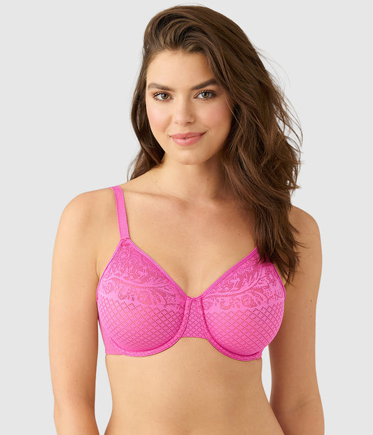 Visual Effects Minimizer Bra - Wild Azalea | Wacoal Trusted