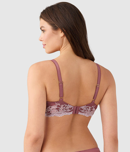 Modern Affair Plunge Underwire Bra - Rose Brown/Cradle Pink | Wacoal Top Pick
