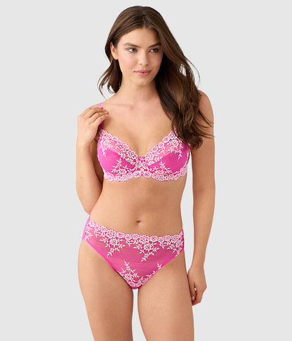 Embrace Lace® Underwire Bra - Wild Azalea/Cradle Pink | Wacoal Value
