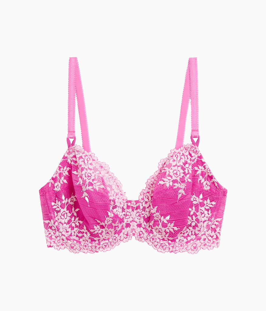 Embrace Lace® Underwire Bra - Wild Azalea/Cradle Pink | Wacoal Value