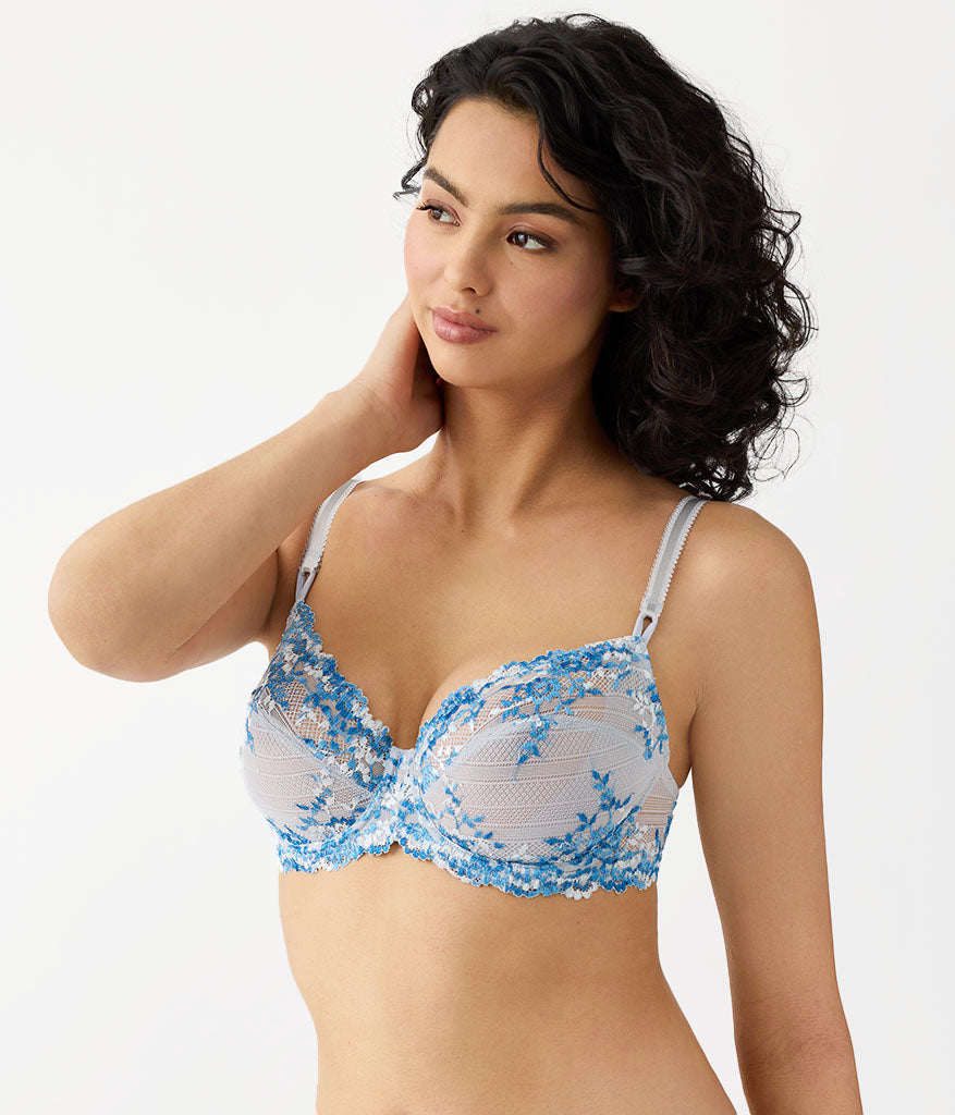 Embrace Lace® Underwire Bra - Micro Chip Multi | Wacoal Great Value