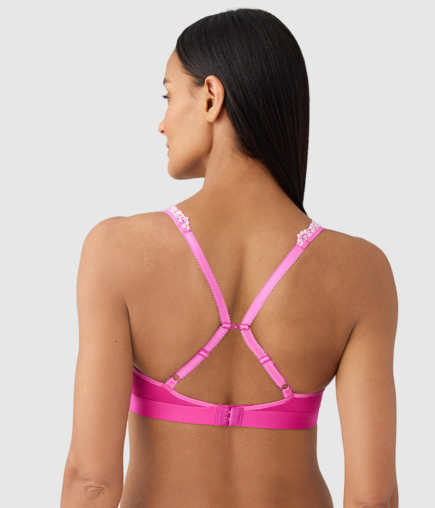 Embrace Lace® Wire Free Bralette - Wild Azalea/Cradle Pink | Wacoal Latest