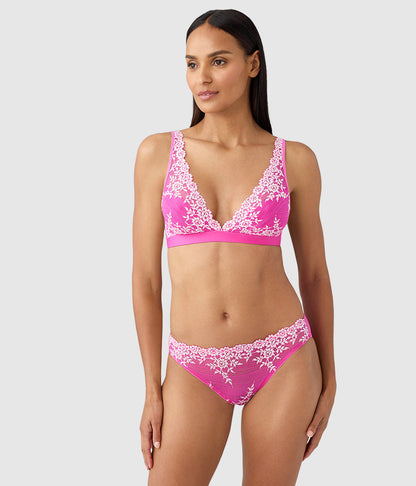 Embrace Lace® Wire Free Bralette - Wild Azalea/Cradle Pink | Wacoal Latest
