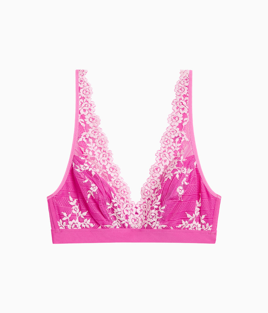 Embrace Lace® Wire Free Bralette - Wild Azalea/Cradle Pink | Wacoal Latest